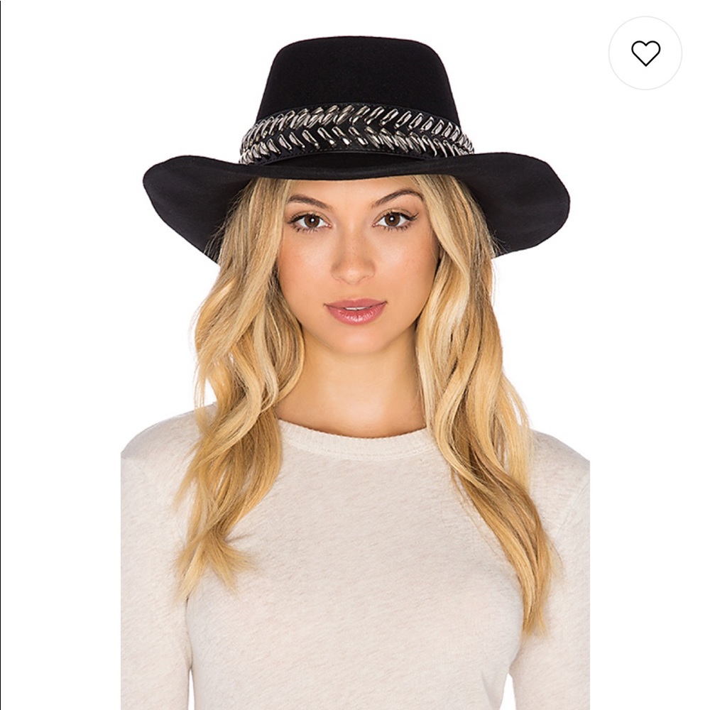 NIGHTWALKER Lucky Strike Hat in Black Wide Brimmed